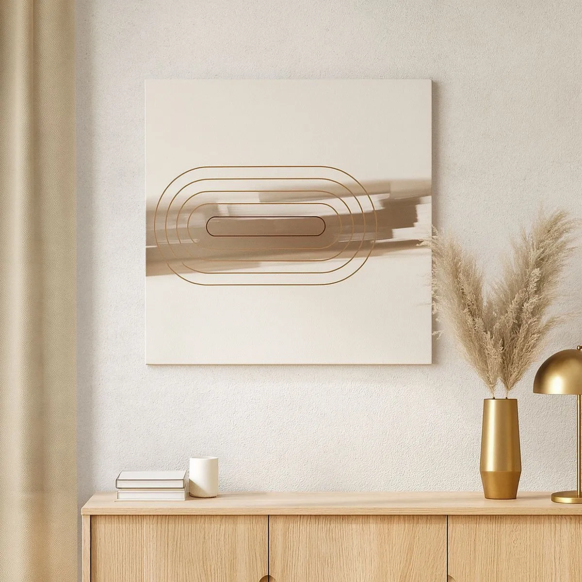 Bild auf Leinwand - Leinwandbild - Ein Hauch von Grau - 30x30 cm