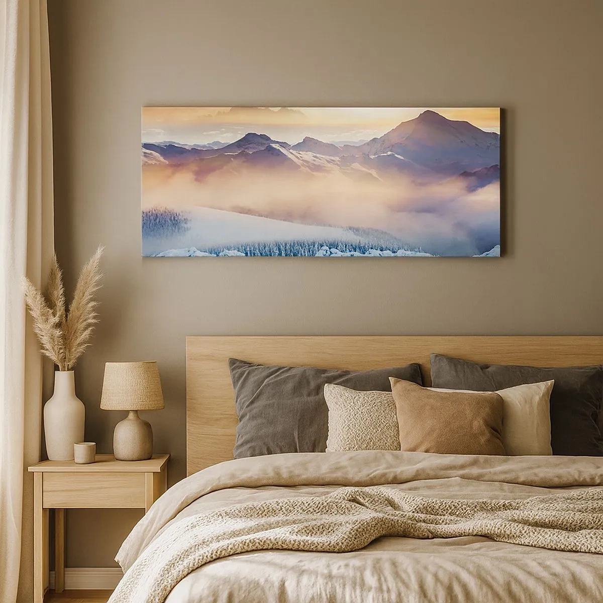 Bild auf Leinwand - Leinwandbild - Die Kraft und Reinheit der Natur - 100x40 cm
