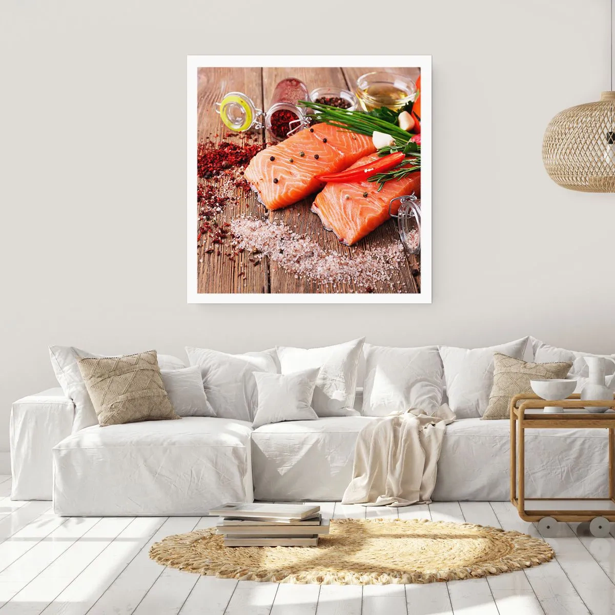 Poster - Norwegisches Abenteuer in der Küche - 50x50 cm