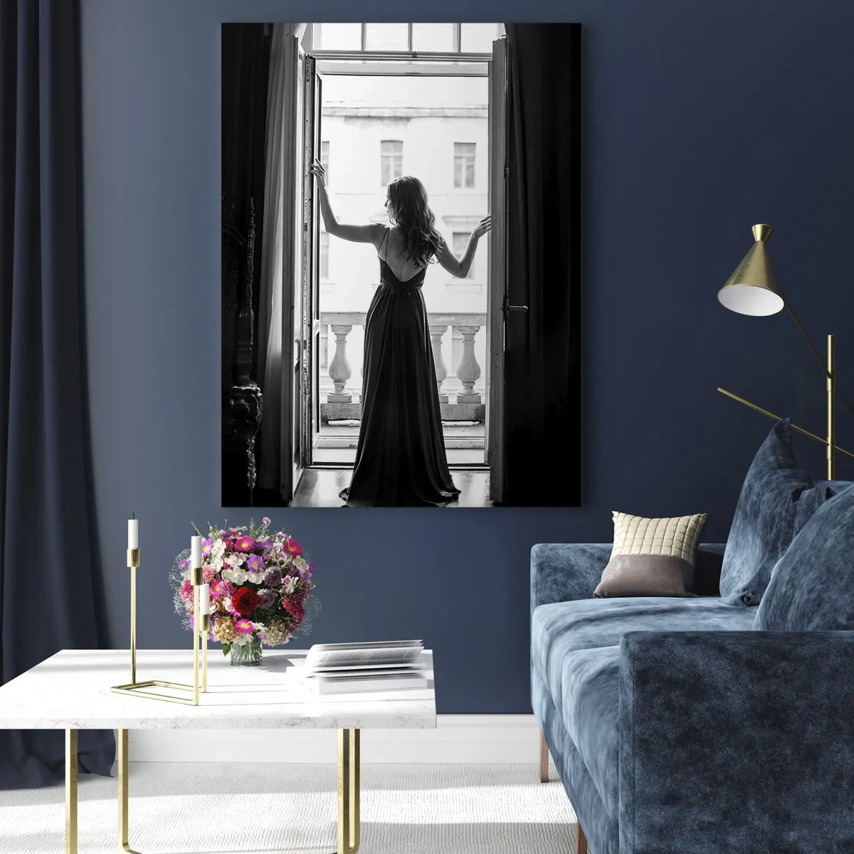 Glasbild - Bild auf glas - Im großen Stil - 70x100 cm