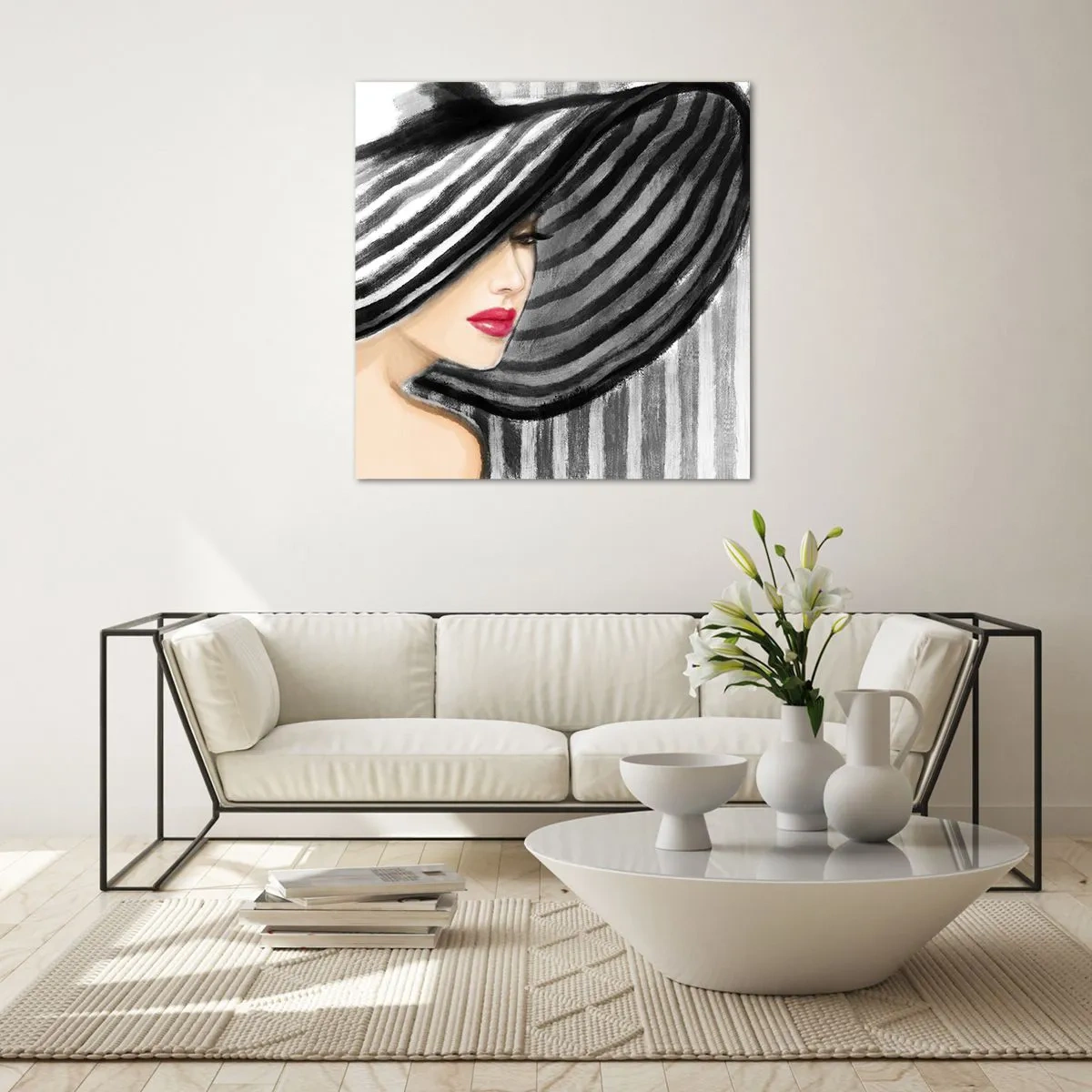 Glasbild - Bild auf glas - Wo soll ich dich finden? - 30x30 cm