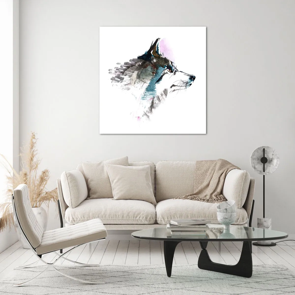 Glasbild - Bild auf glas - Vom Teufel sprechen - 40x40 cm