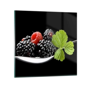 Glasbild - Bild auf glas - Der Geschmack der Frische - 70x70 cm