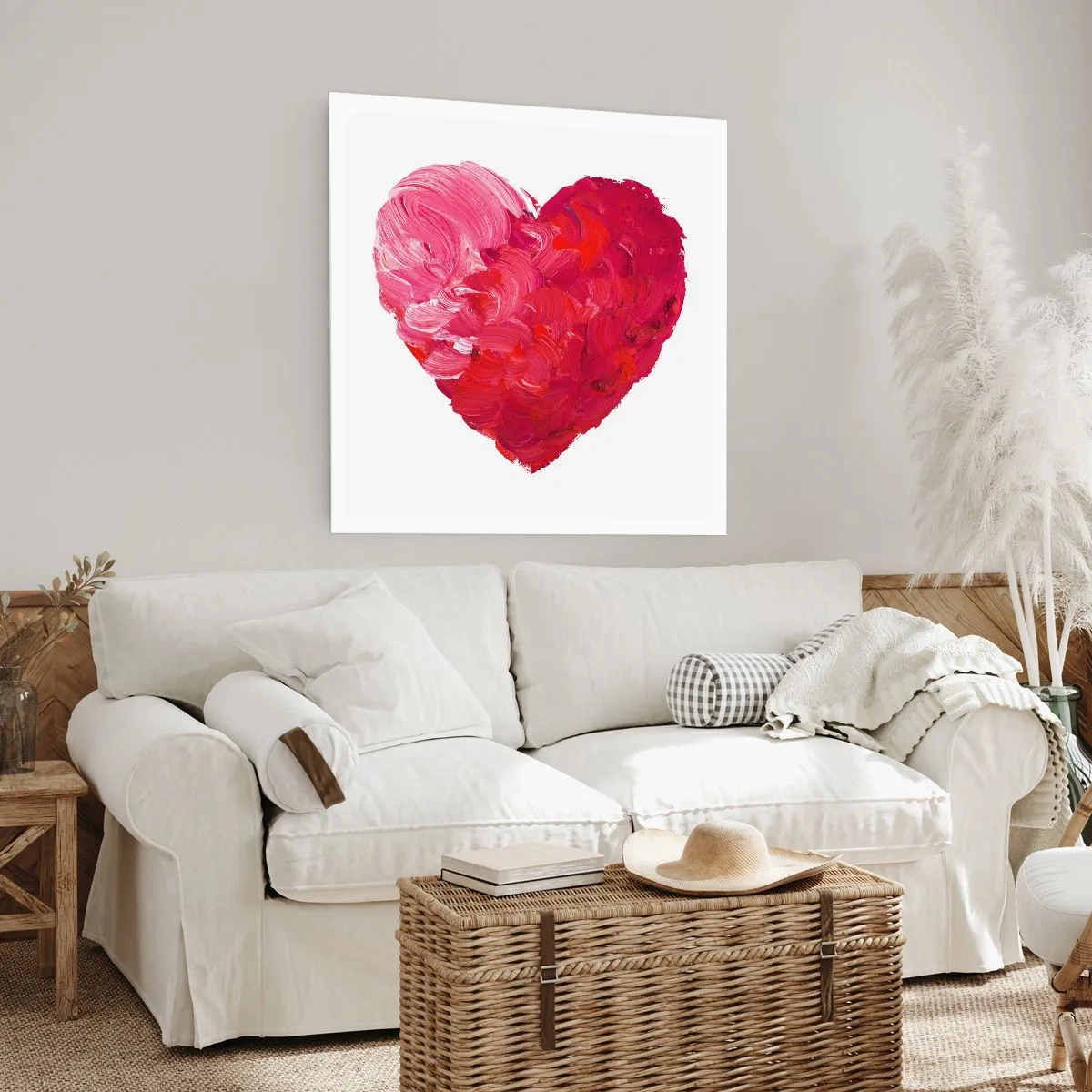 Poster - Alles was du brauchst ist Liebe - 60x60 cm