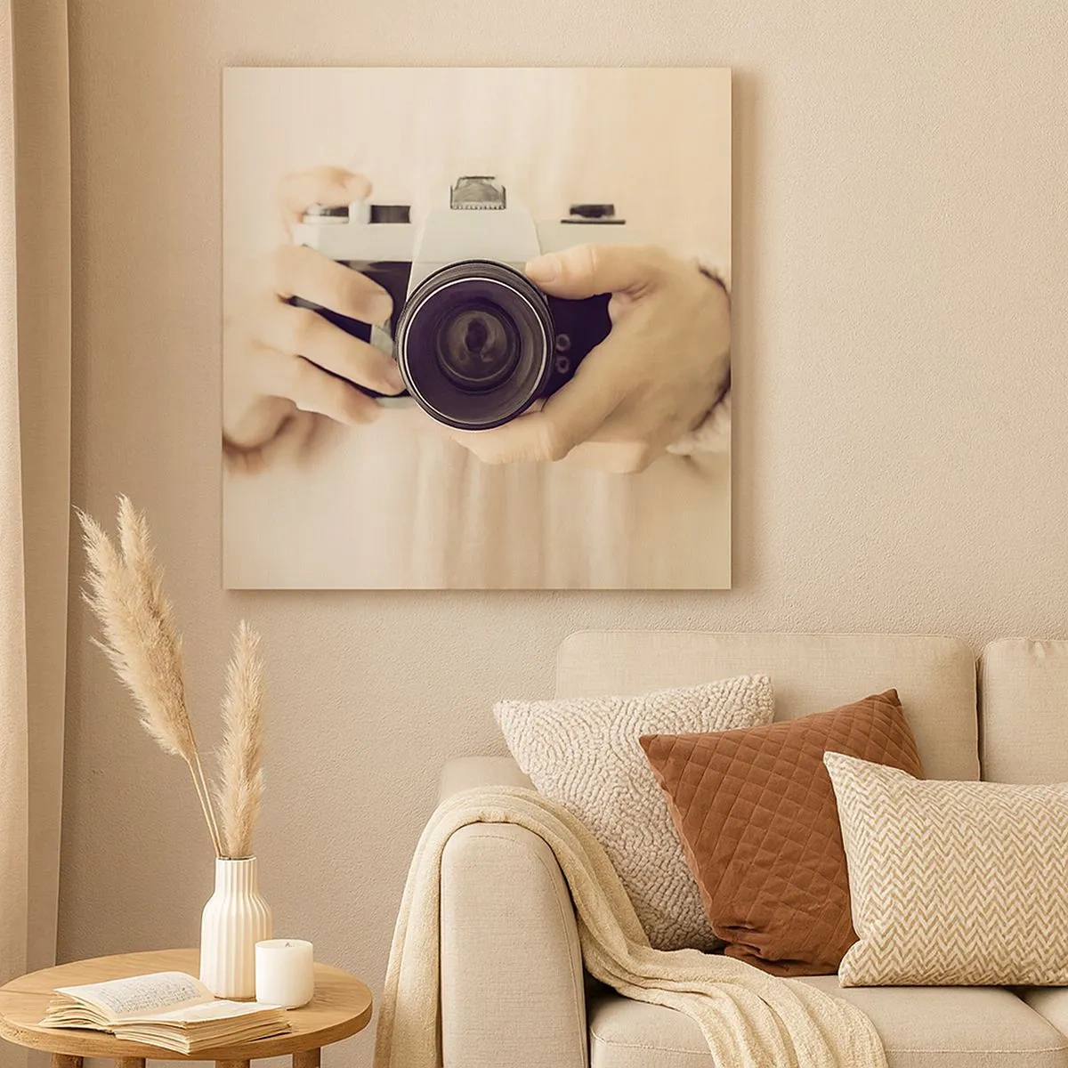 Bild auf Leinwand - Leinwandbild - Um mehr zu sehen ... - 30x30 cm