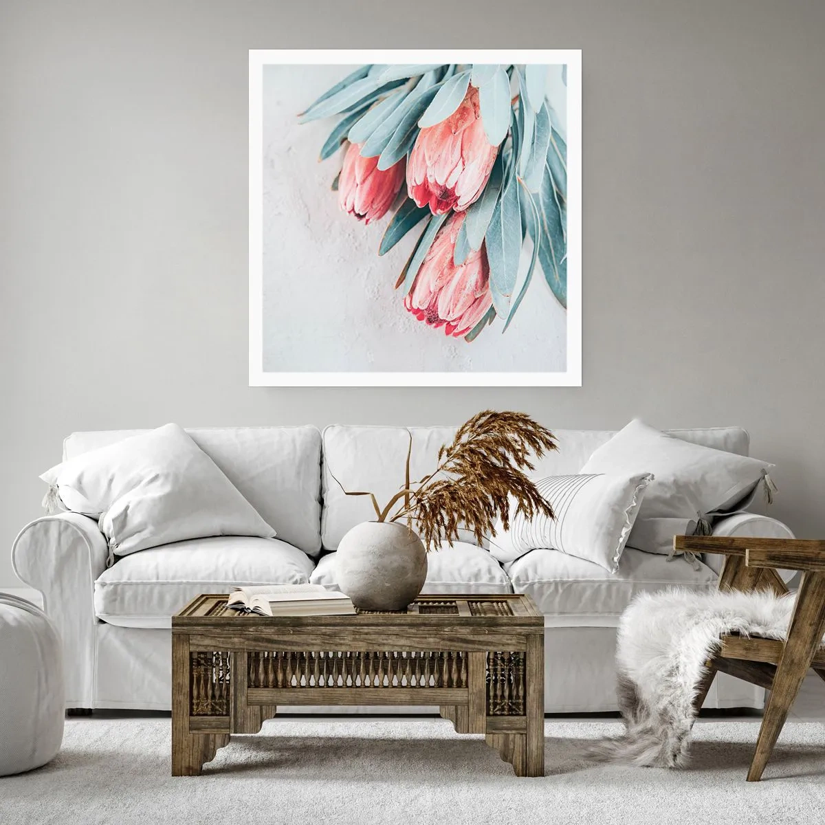 Poster - Schämen sich für ihre eigene Schönheit - 60x60 cm