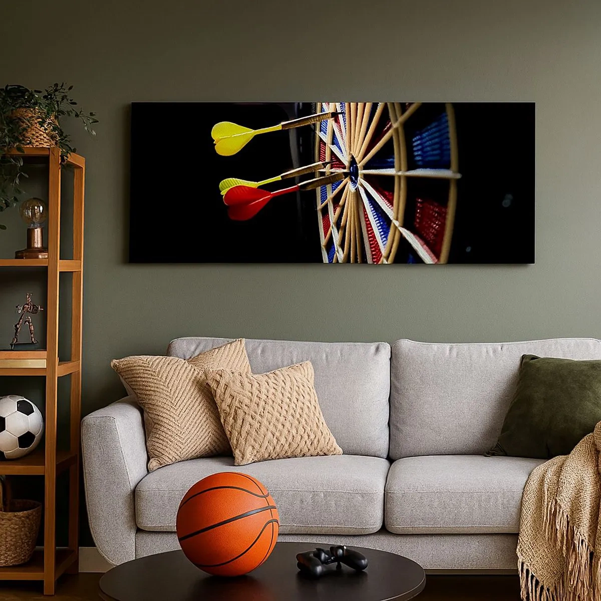 Bild auf Leinwand - Leinwandbild - Auf den Punkt gebracht - 100x40 cm