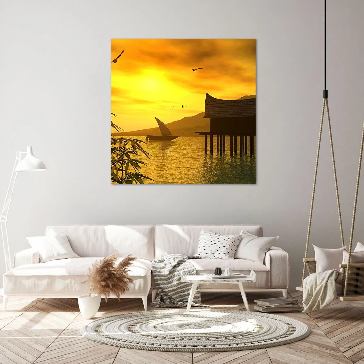 Bild auf Leinwand - Leinwandbild - Der ersehnte Frieden - 40x40 cm