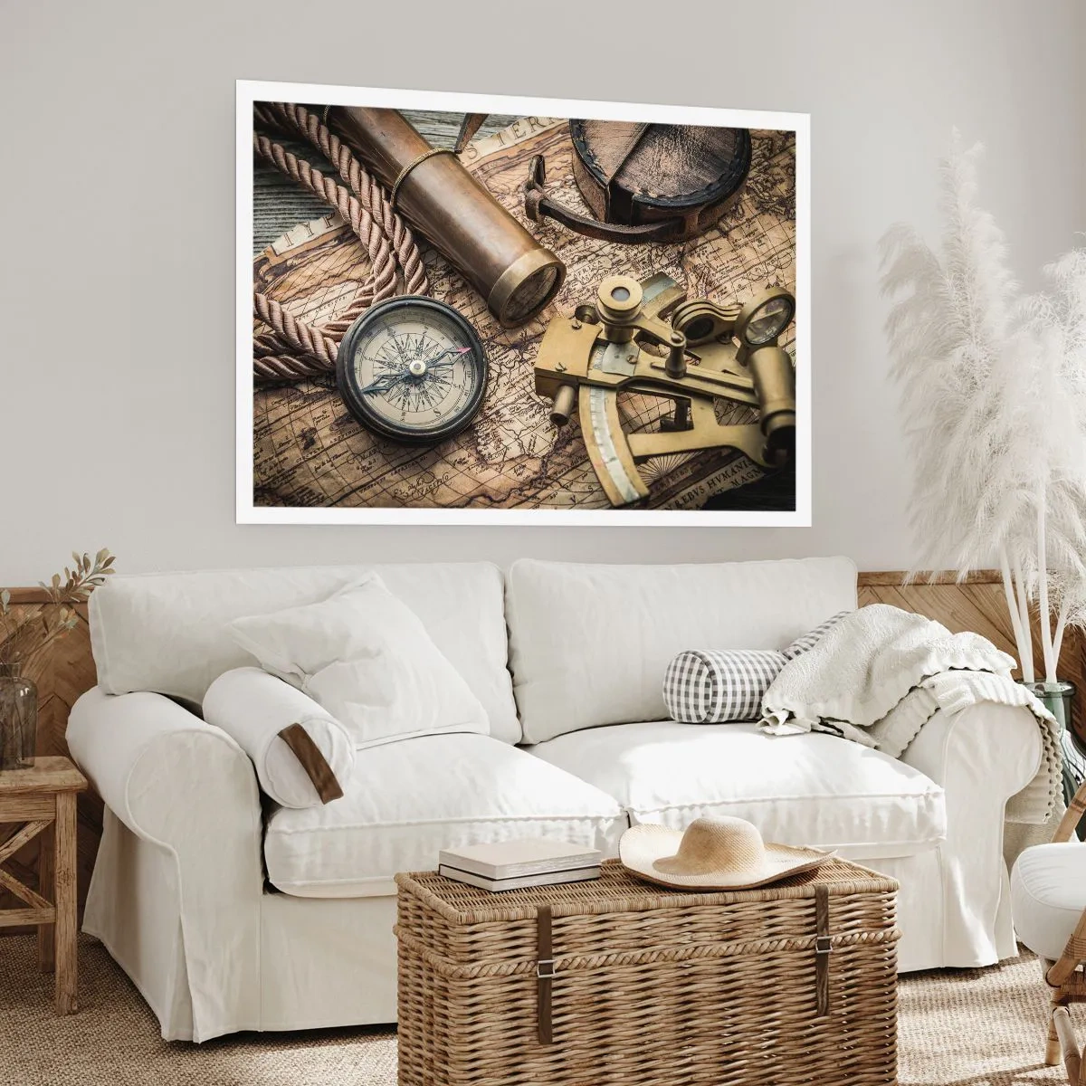 Poster - Setze Sie einen Kurs - 70x50 cm