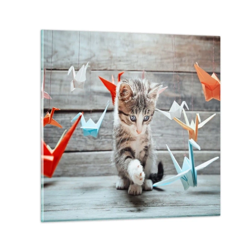 Glasbild - Bild auf glas - Erste Stunde - 30x30 cm