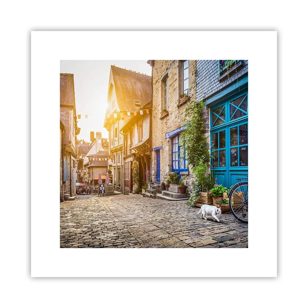 Poster - Der weiße Geist der Stadt - 30x30 cm