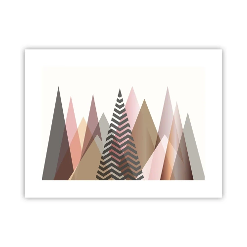 Poster - Pyramidale Aussicht - 40x30 cm