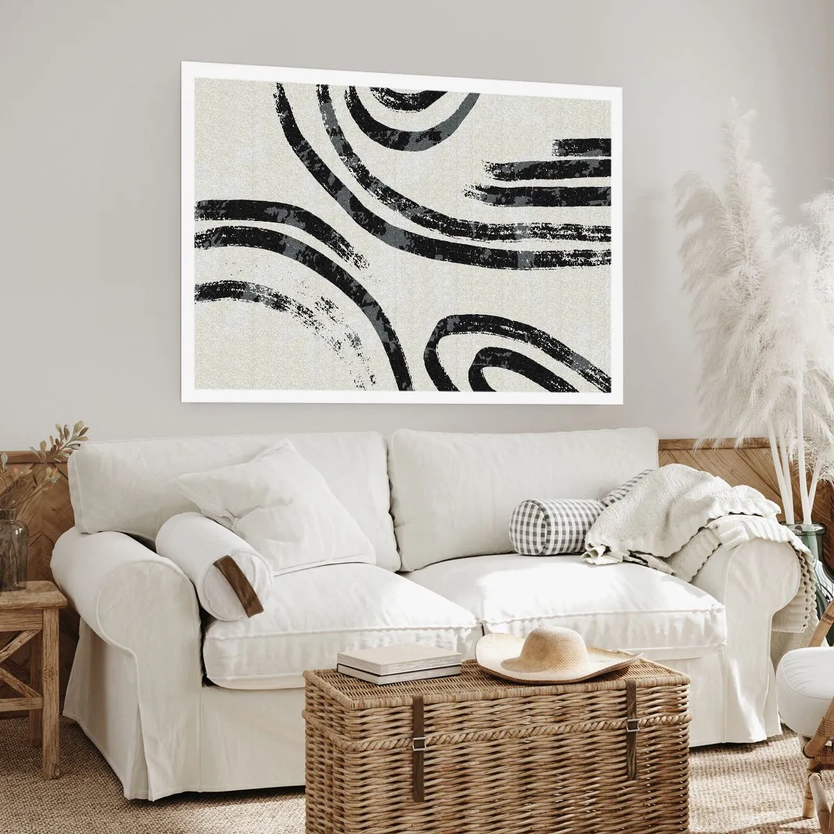 Poster - Bei Hälfte angehalten - 50x40 cm