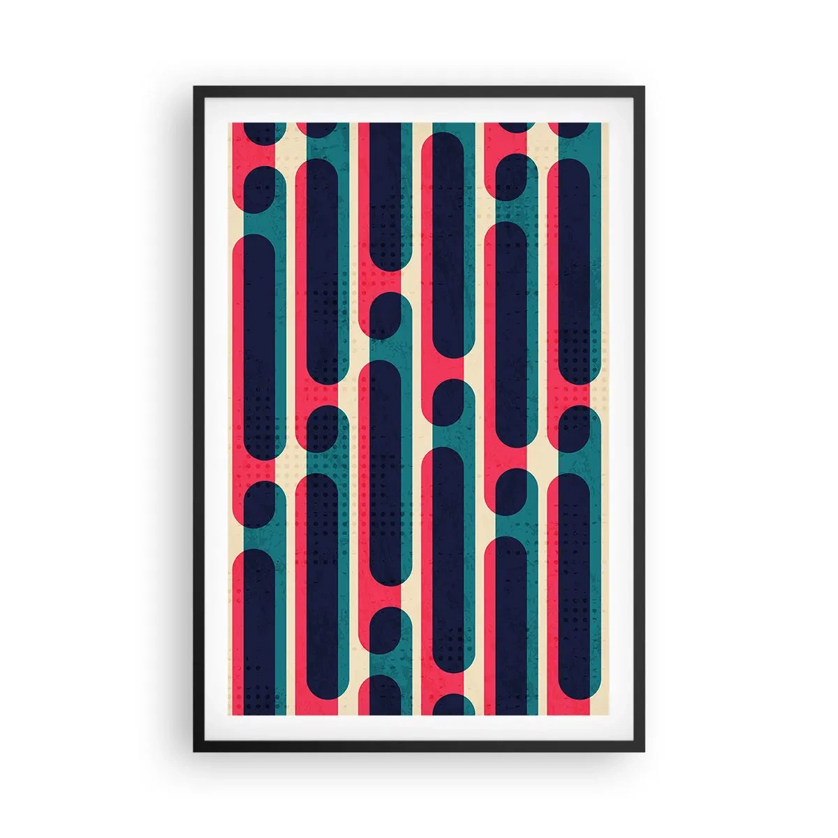 Poster in einem schwarzem Rahmen - In die Tiefe und vorwärts - 61x91 cm