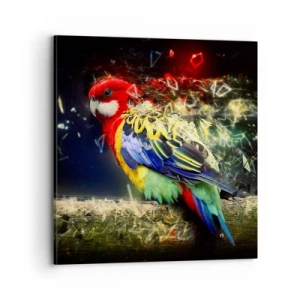 Bild auf Leinwand - Leinwandbild - Botschafter des Strahlens - 70x70 cm