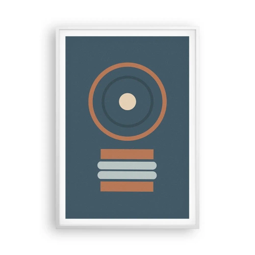 Poster in einem weißen Rahmen - Das Wesen der Dinge - 70x100 cm