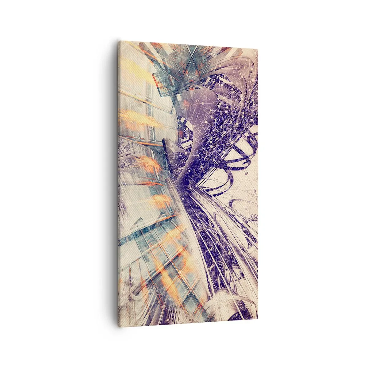 Bild auf Leinwand - Leinwandbild - In großer Eile - 55x100 cm