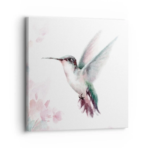 Bild auf Leinwand - Leinwandbild - Im Flattern gehalten - 30x30 cm