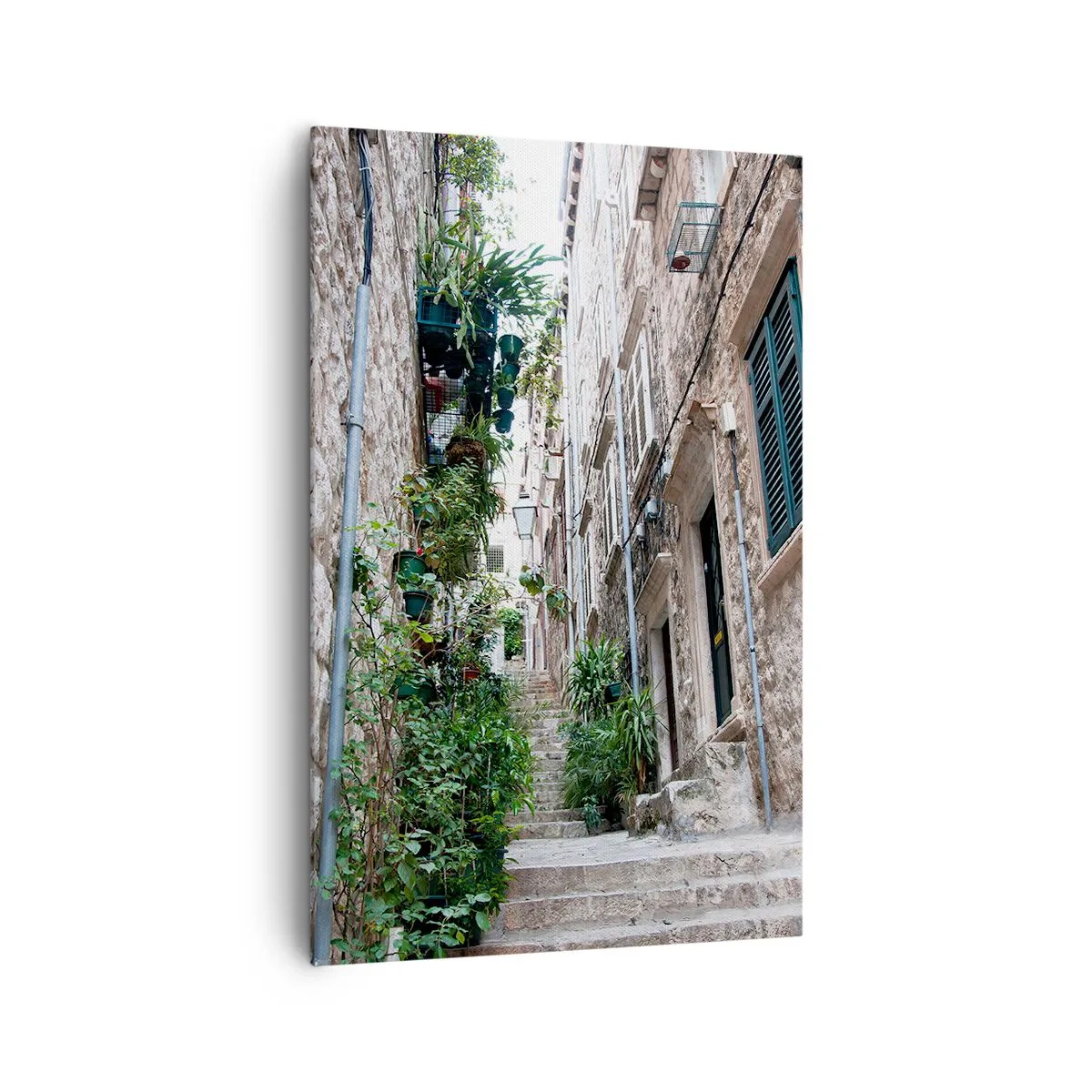 Bild auf Leinwand - Leinwandbild - Altstadtcharme - 80x120 cm