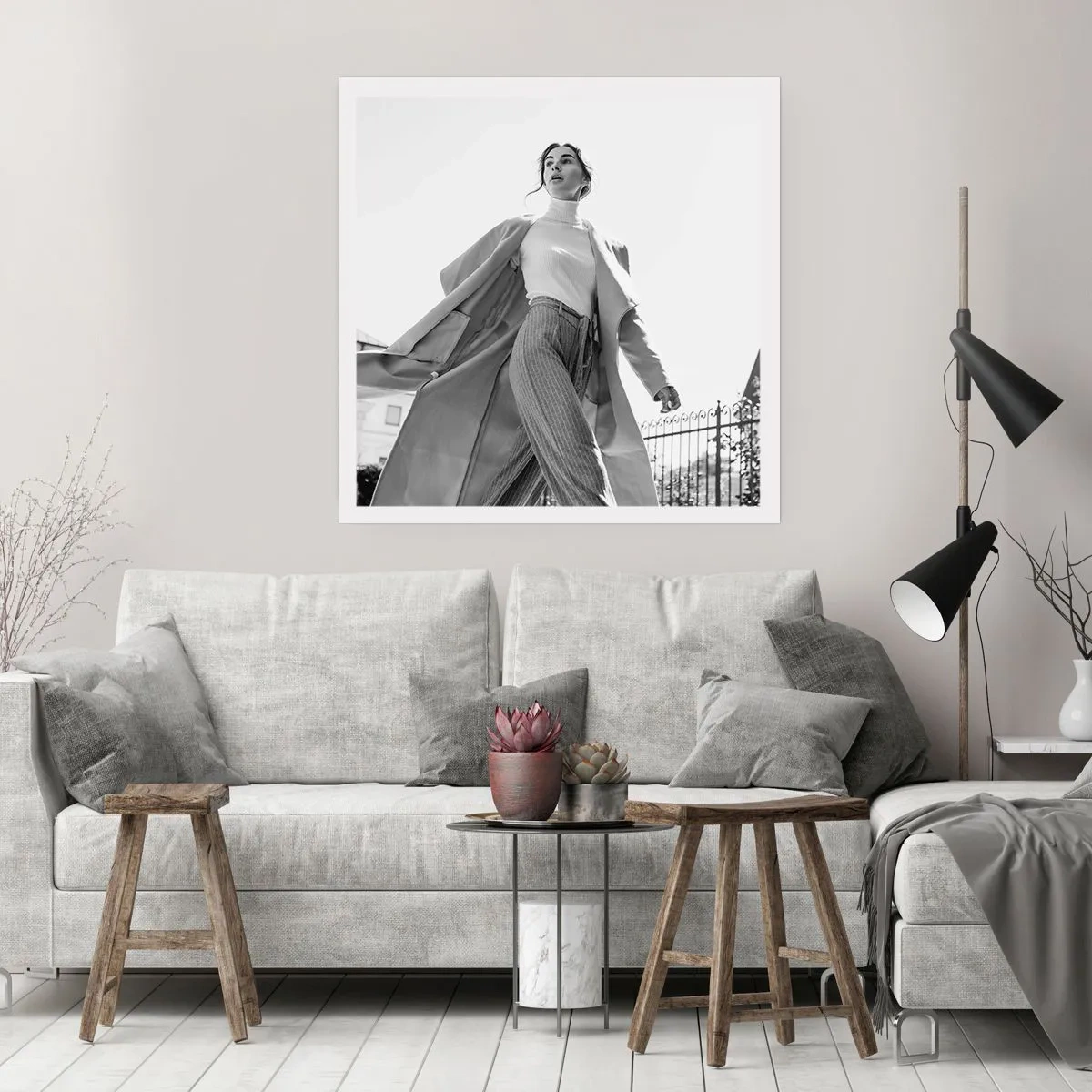 Poster - Gehst du mit mir? - 30x30 cm