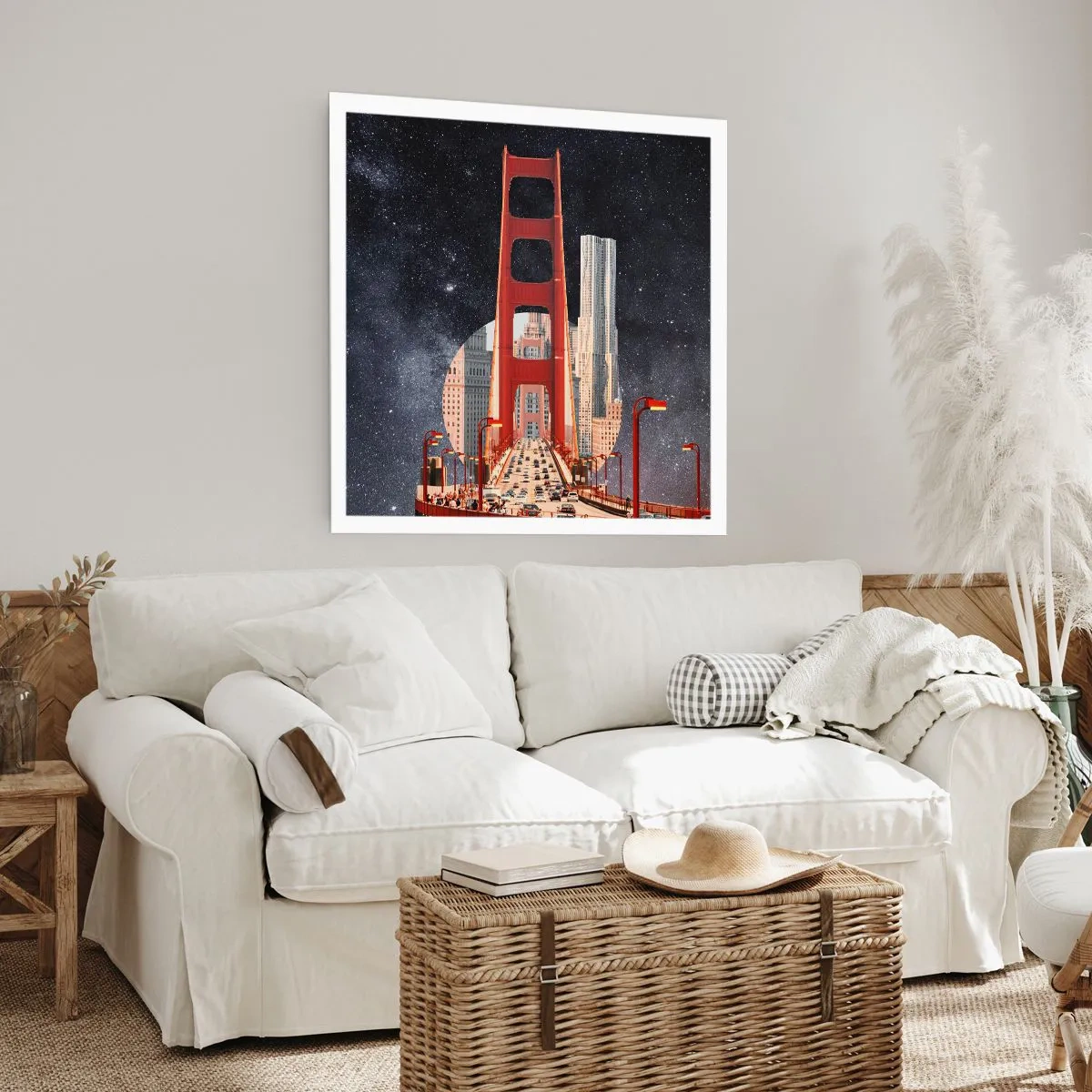 Poster - Immer im Mittelpunkt - 50x50 cm