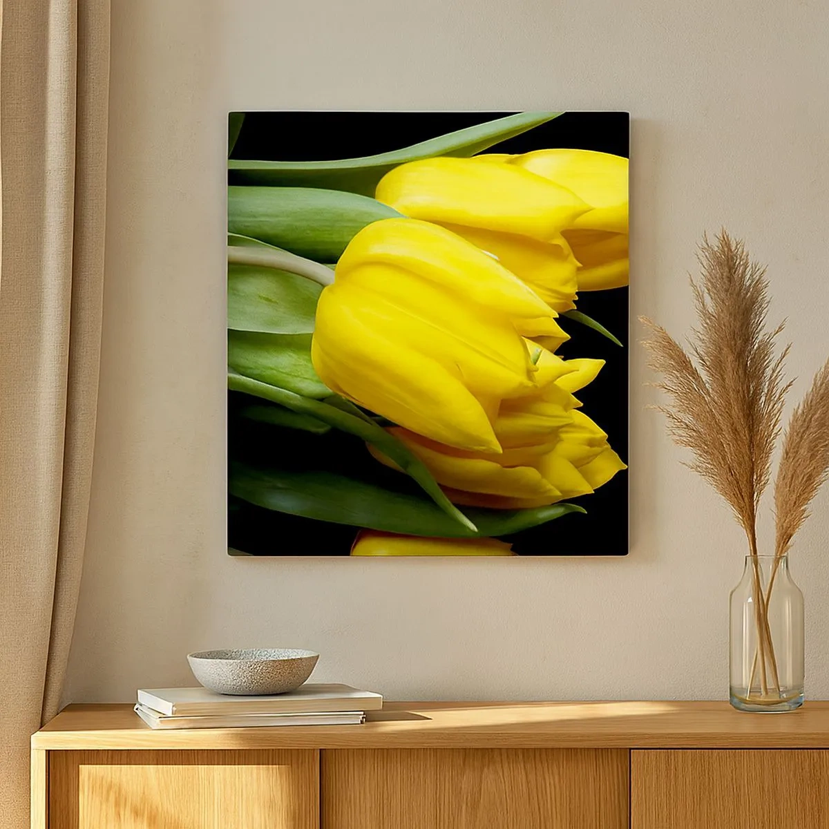 Bild auf Leinwand - Leinwandbild - Aus klarer Sonne entstanden - 30x30 cm