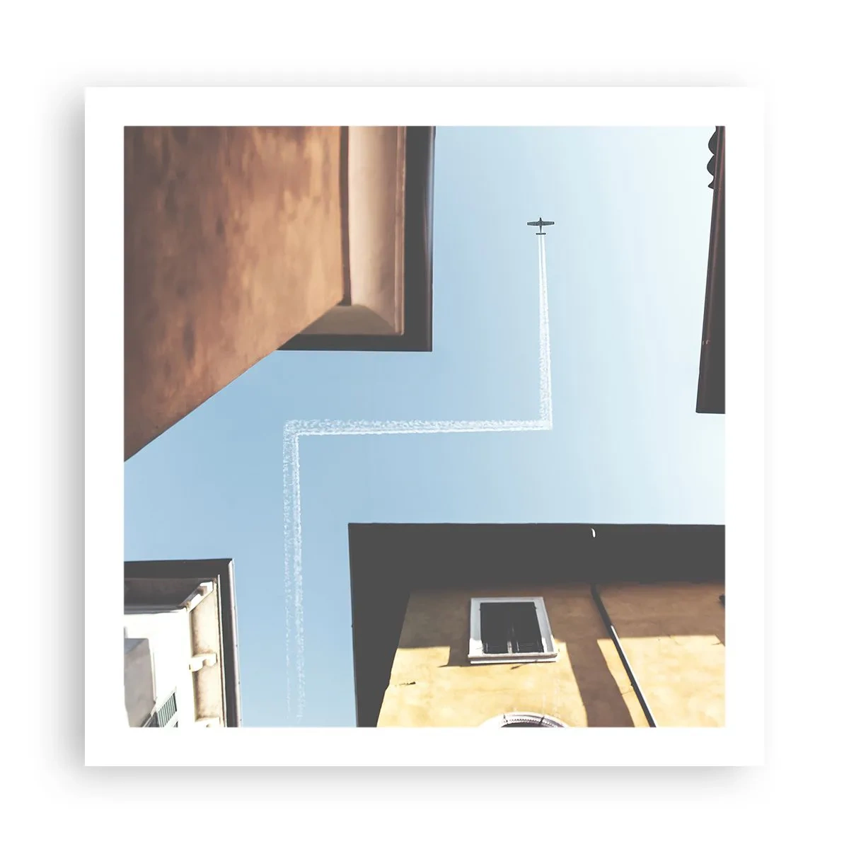 Poster - Über dem Stadtlabyrinth - 60x60 cm