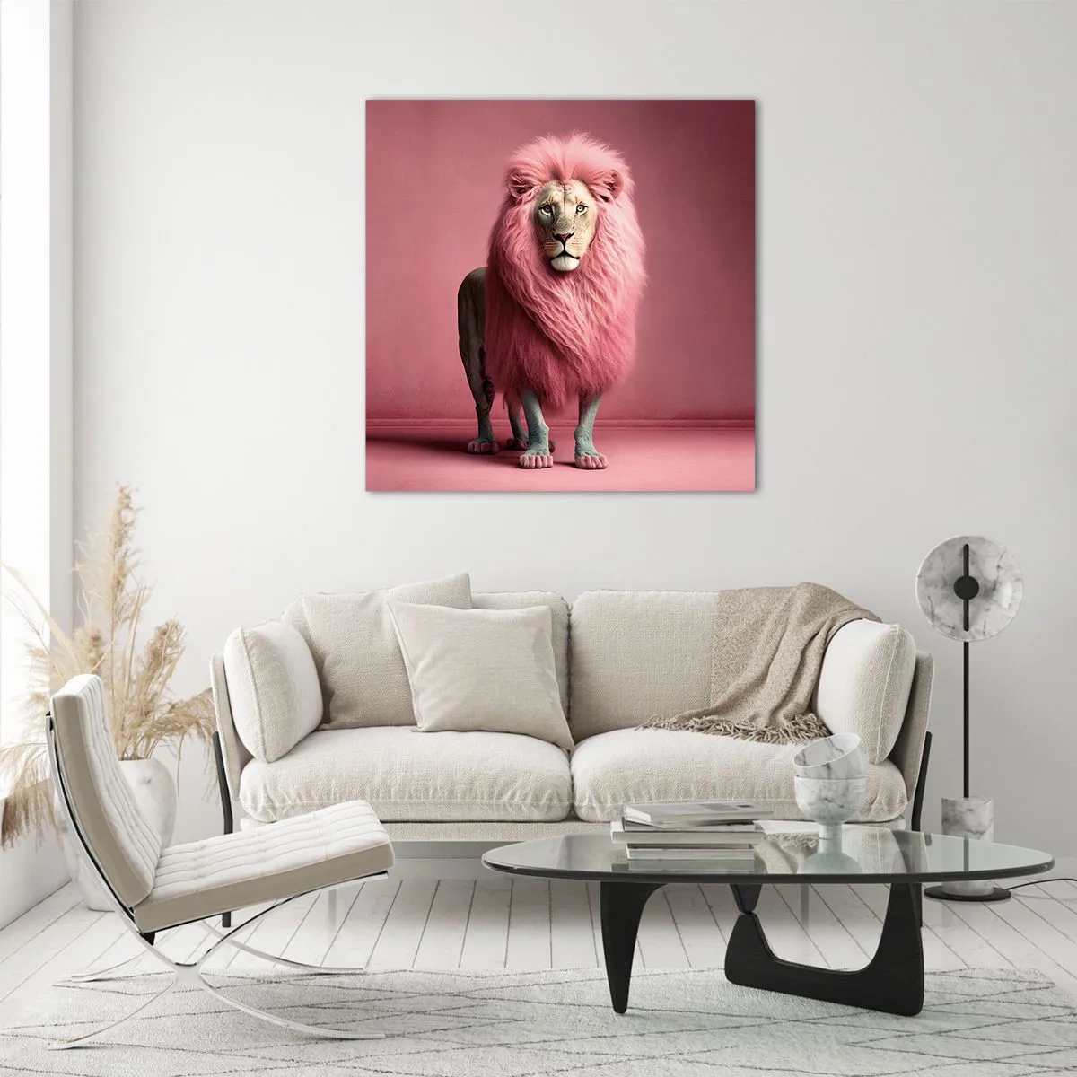 Glasbild - Bild auf glas - Und du hast keine Angst mehr - 50x50 cm