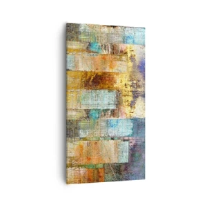 Bild auf Leinwand - Leinwandbild - Sonnige Metropole - 55x100 cm