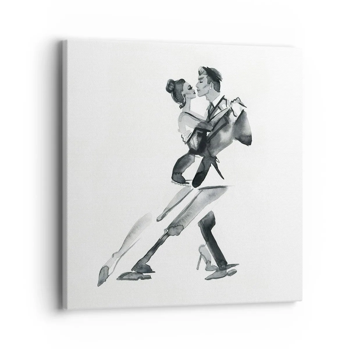 Bild auf Leinwand - Leinwandbild - In einem Schlag - 40x40 cm