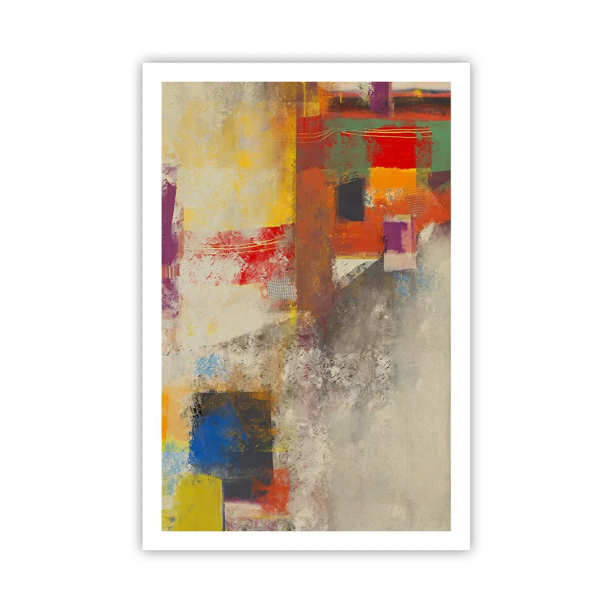 Poster - Geometrie der Farben - 61x91 cm