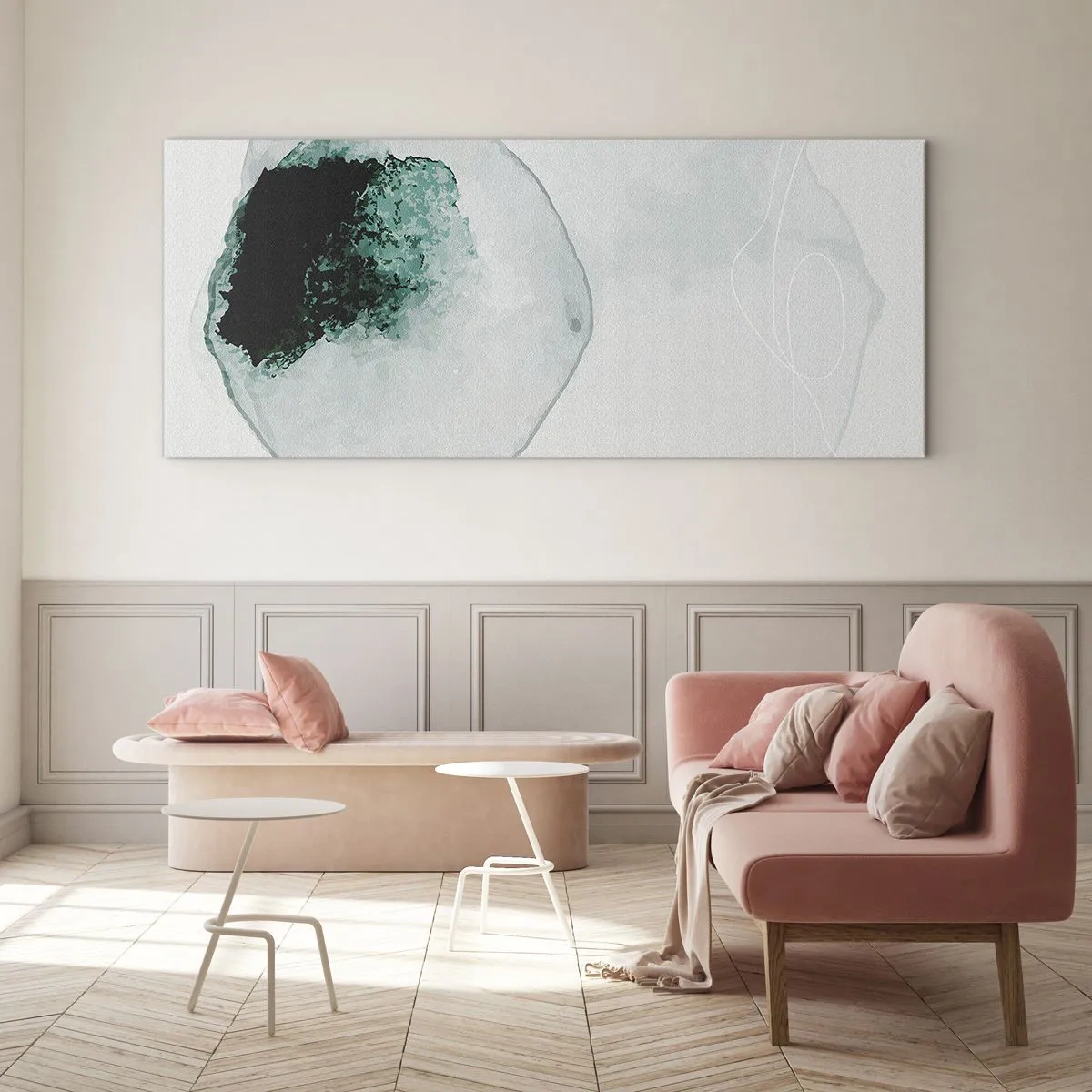 Glasbild - Bild auf glas - In einem Tropfen Wasser - 100x40 cm