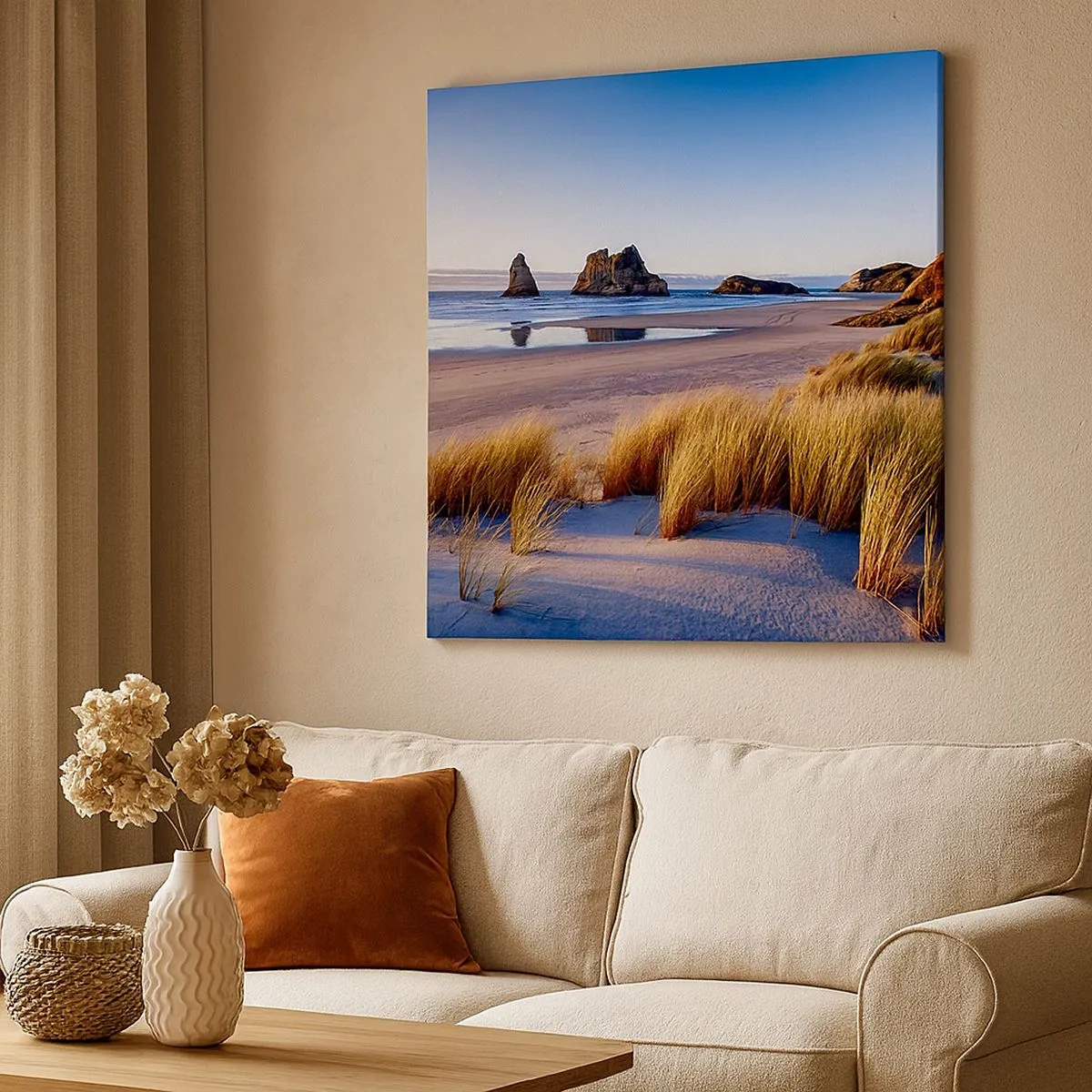 Bild auf Leinwand - Leinwandbild - Für Friedenssuchende - 30x30 cm