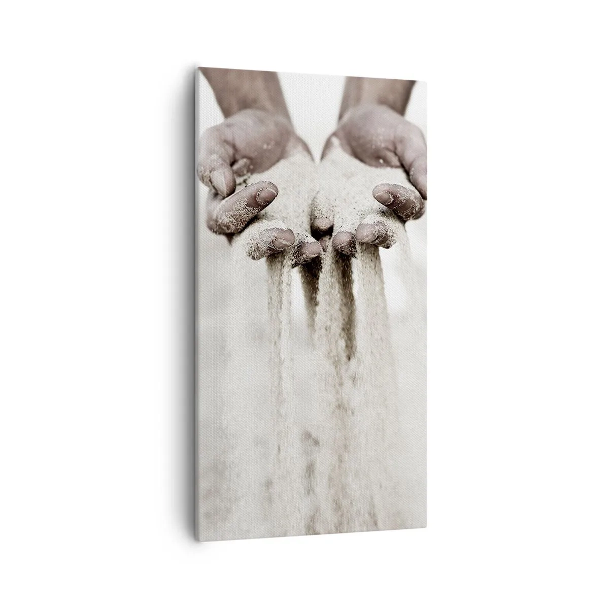 Bild auf Leinwand - Leinwandbild - Mit diesen Händen… - 55x100 cm