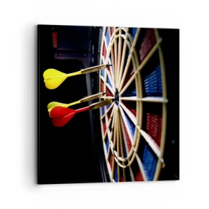 Bild auf Leinwand - Leinwandbild - Auf den Punkt gebracht - 70x70 cm