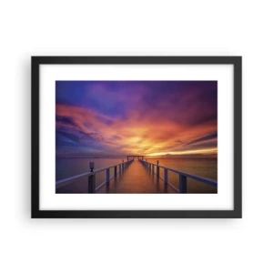 Poster in einem schwarzem Rahmen - Ohne Ende - 40x30 cm