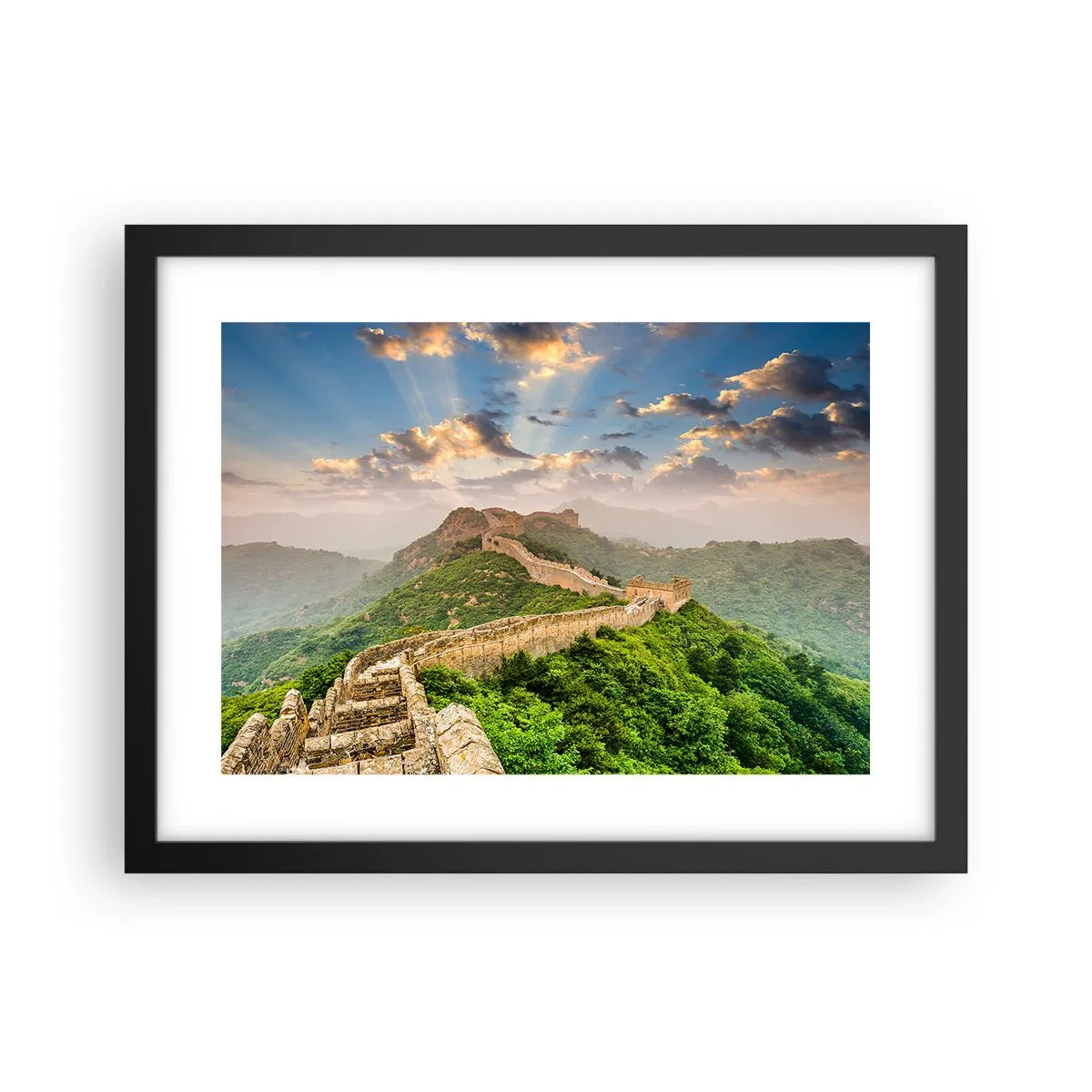 Poster in einem schwarzem Rahmen - Ewige Größe - 40x30 cm