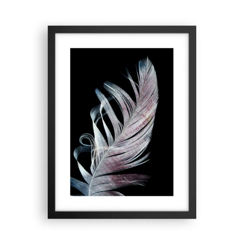 Poster in einem schwarzem Rahmen - Denke an Berührung - 30x40 cm