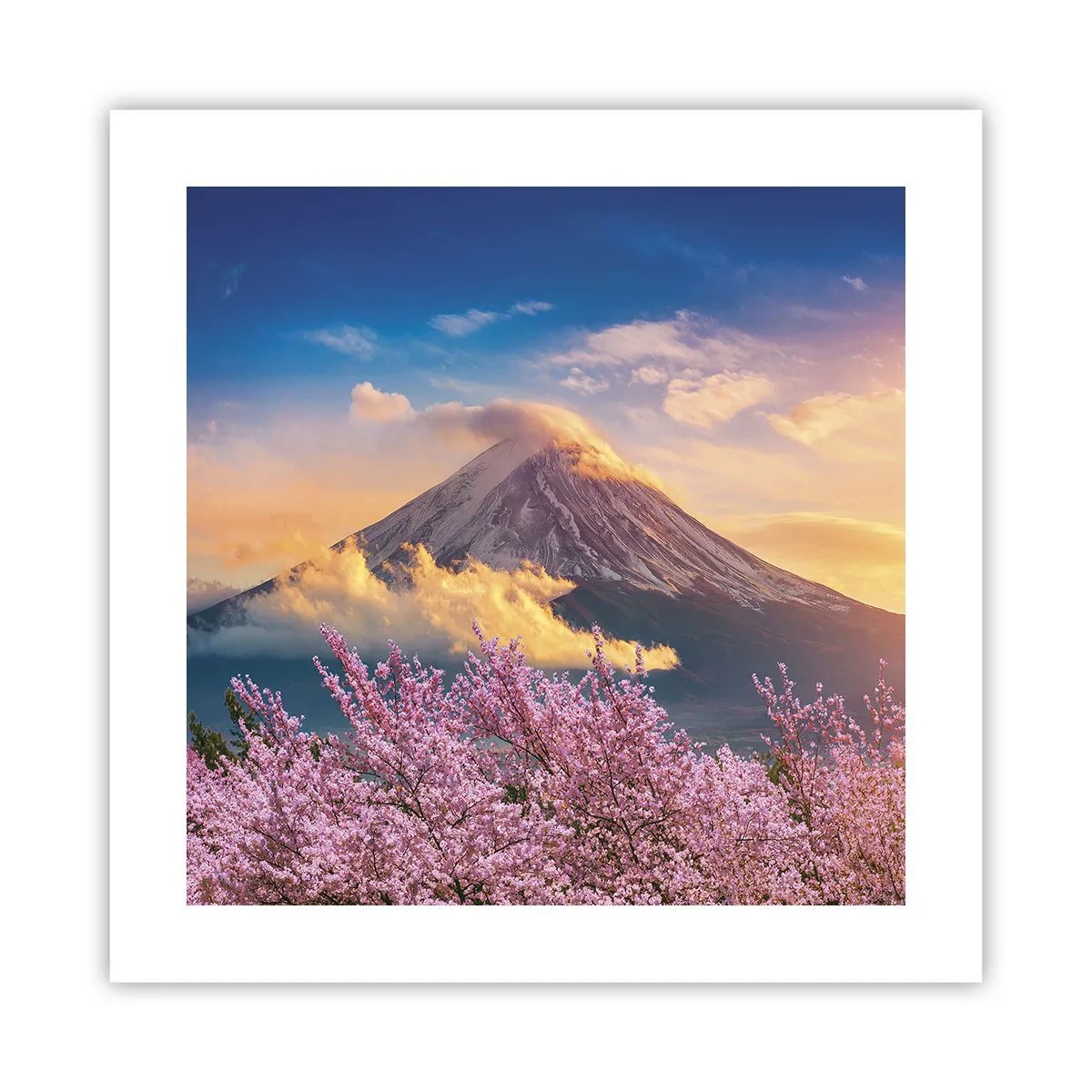 Poster - Japanische Heiligkeit - 40x40 cm