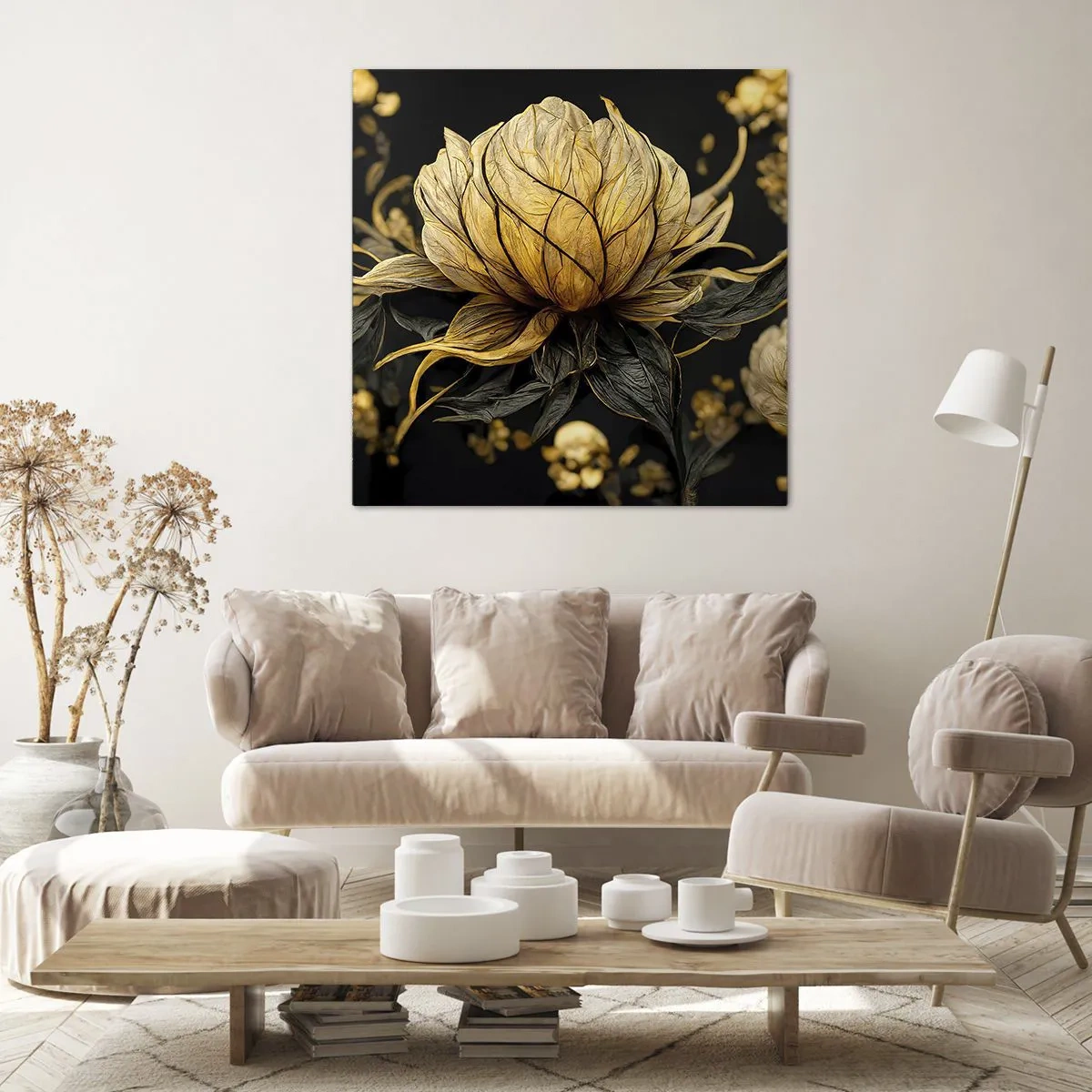 Bild auf Leinwand - Leinwandbild - Subtile Zerbrechlichkeit - 40x40 cm