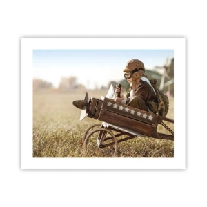 Poster - Start in Richtung eines Traums - 50x40 cm