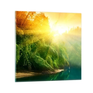 Glasbild - Bild auf glas - In Sonne und Schatten ertrinken - 30x30 cm