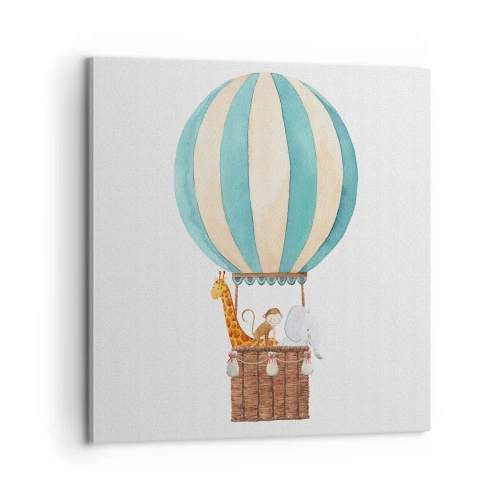 Bild auf Leinwand - Leinwandbild - Fantastische Reise - 60x60 cm