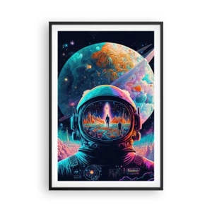 Poster in einem schwarzem Rahmen - Philosophen haben nicht davon geträumt - 61x91 cm