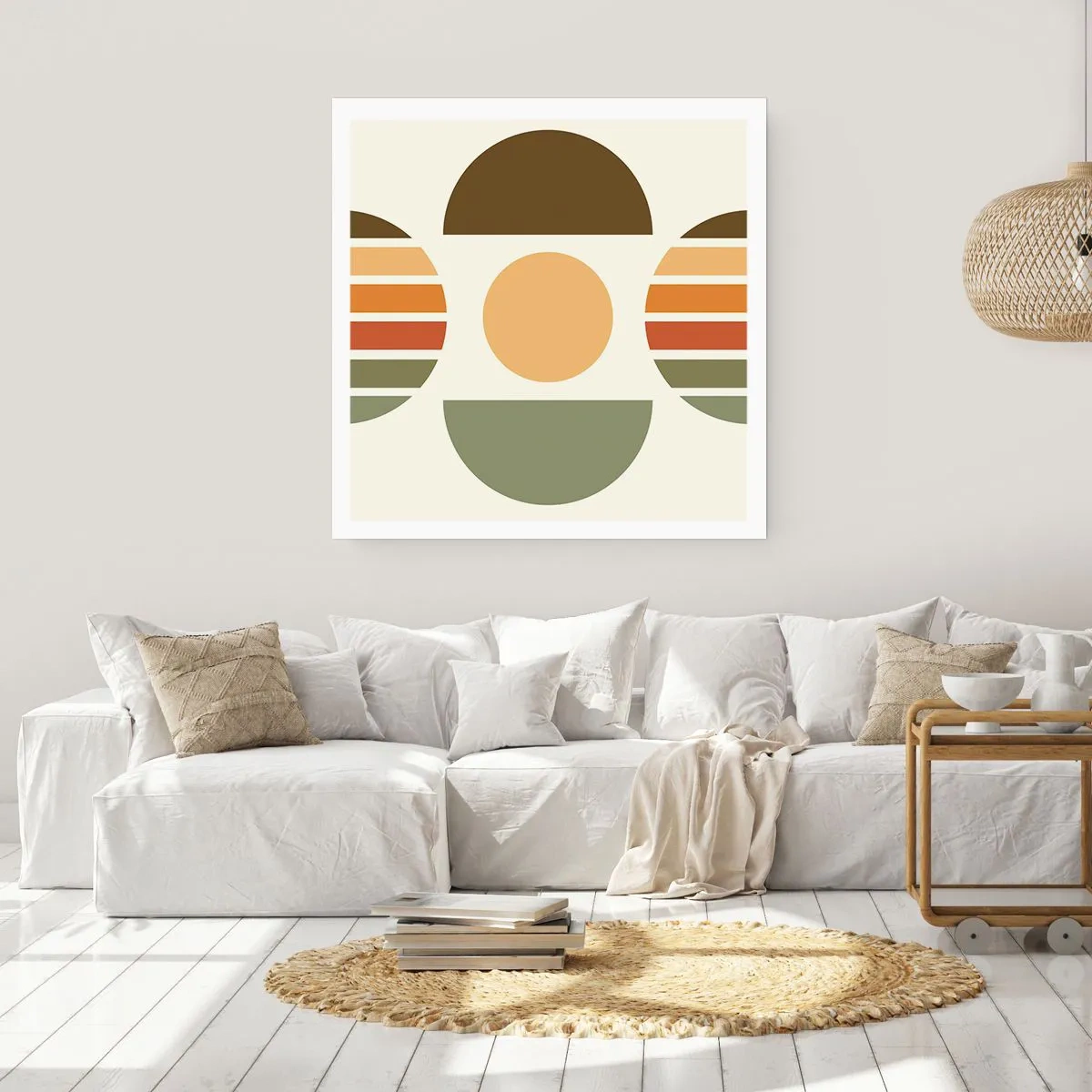 Poster - In Erdtönen - 30x30 cm