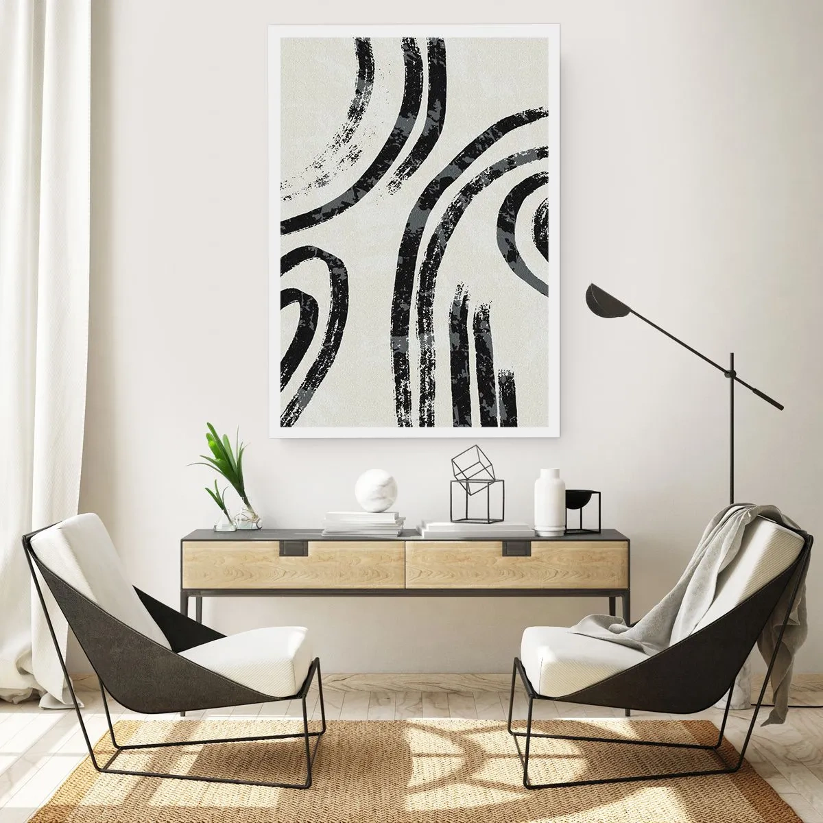 Poster - Bei Hälfte angehalten - 70x100 cm