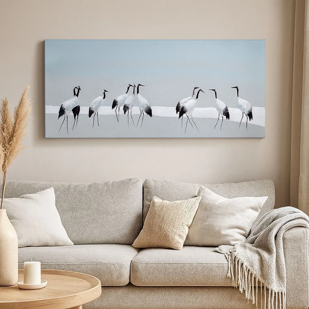 Bild auf Leinwand - Leinwandbild - Nach einem heißen Tag - 100x40 cm