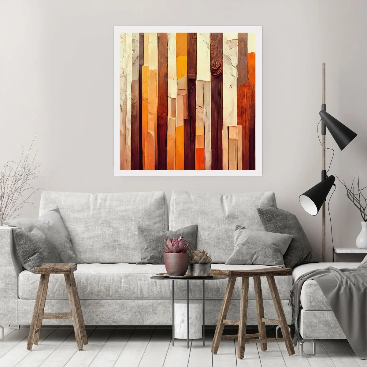 Poster - Hymne der Waldbäume - 40x40 cm