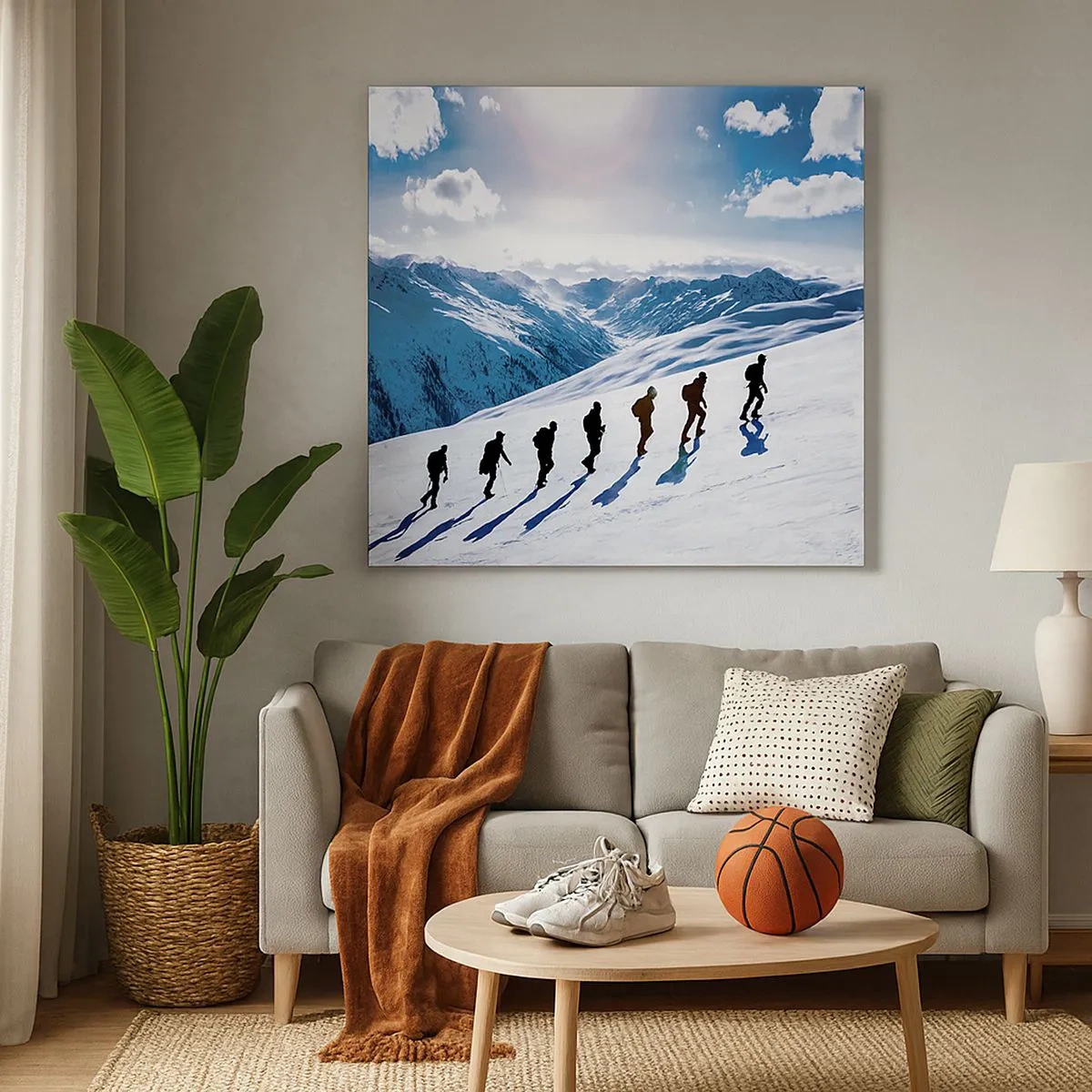 Bild auf Leinwand - Leinwandbild - Das Team der Eroberer - 30x30 cm