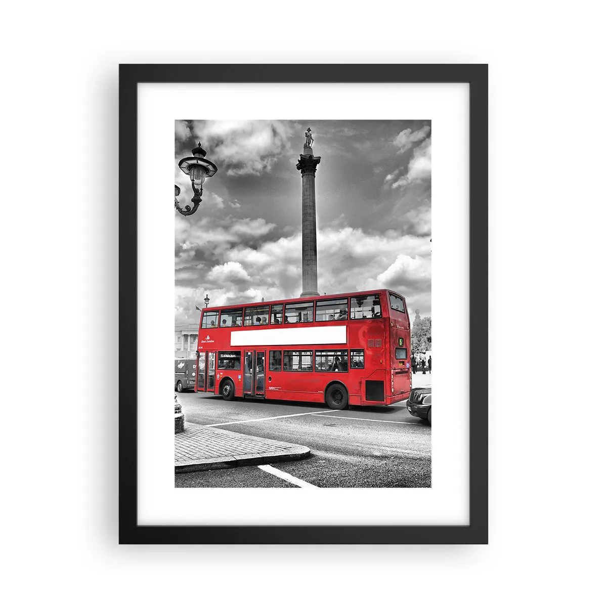 Poster in einem schwarzem Rahmen - Der wahre Blutkreislauf der Stadt - 30x40 cm